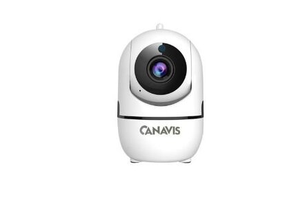 CANAVIネットワークＷＩＦＩ防犯カメラ 1080P 見守り 動体検知 自動追跡 スマホ通知 双方向通話 2.4GHzのWIFI対応 設置簡単