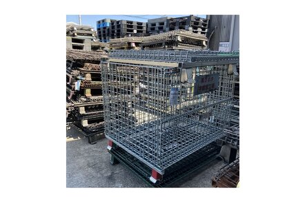 SANKIN中古メッシュパレット　★横幅1000&times;奥行800&times;高さ850mm